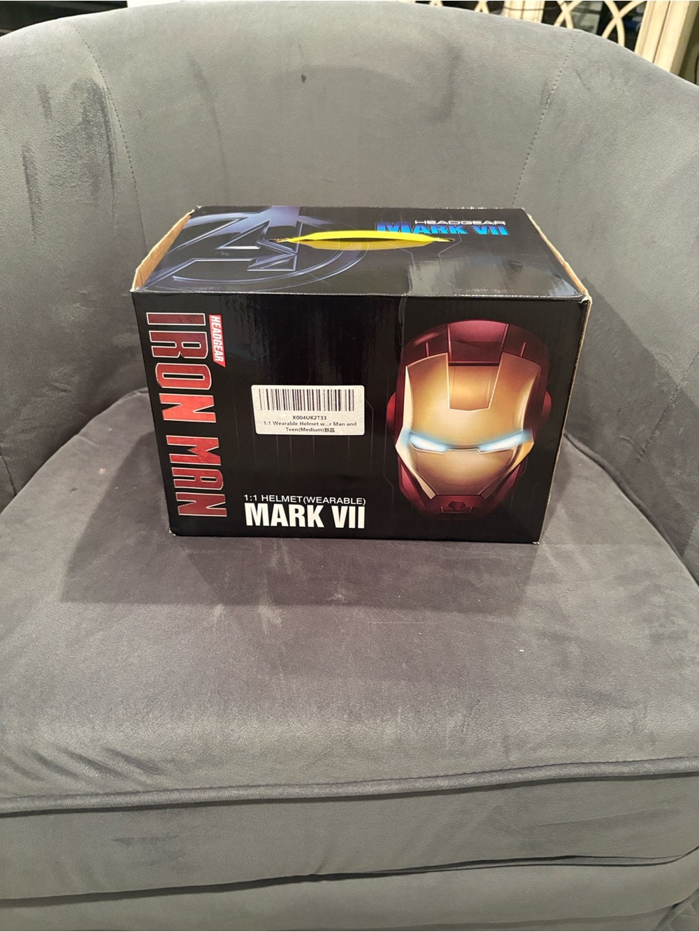 Marvel Iron Man Mark VII Box - Black, Red, Gold